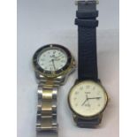 TWO WRISTWATCHES TO INCLUDE A RICARDO AND A TIMEX