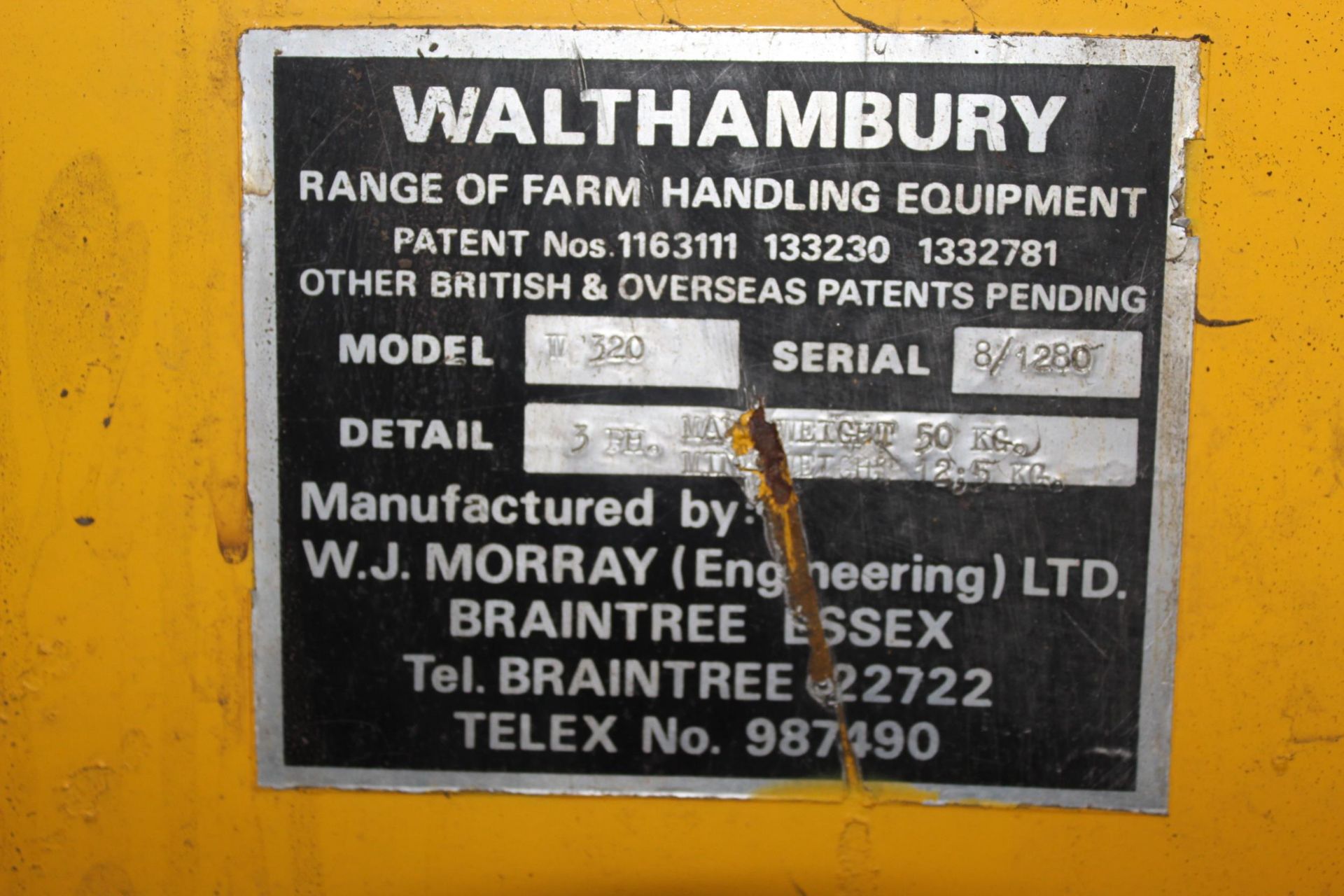 A WALTHAMBURY POTATO WIEGHER AND ELEVATOR +VAT - Image 6 of 6