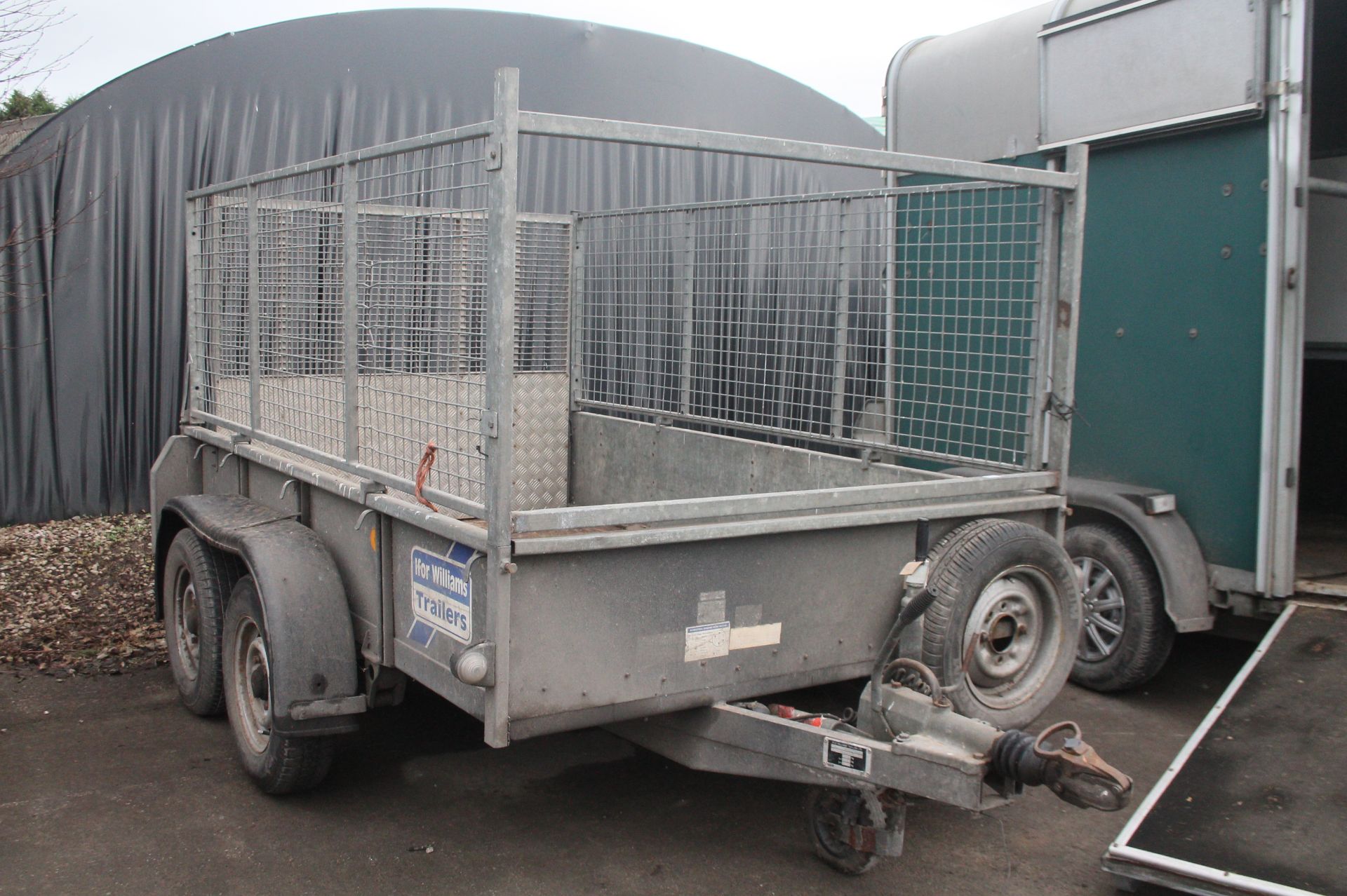 IFOR WILLIAMS GD84G-TA TRAILER WITH MESH SIDES NO VAT