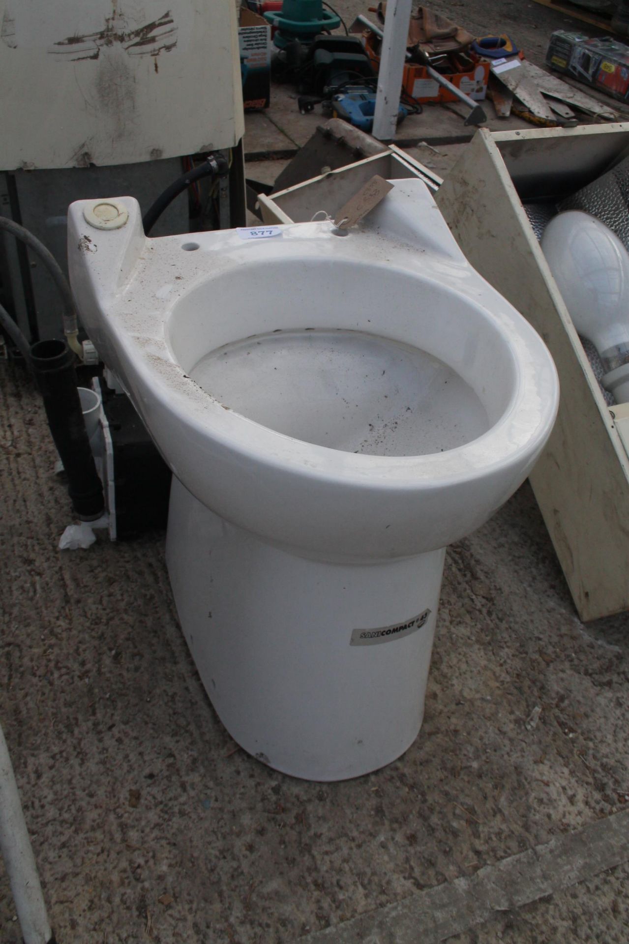 CARAVAN TOILET WITH PUMP NO VAT - Image 2 of 2