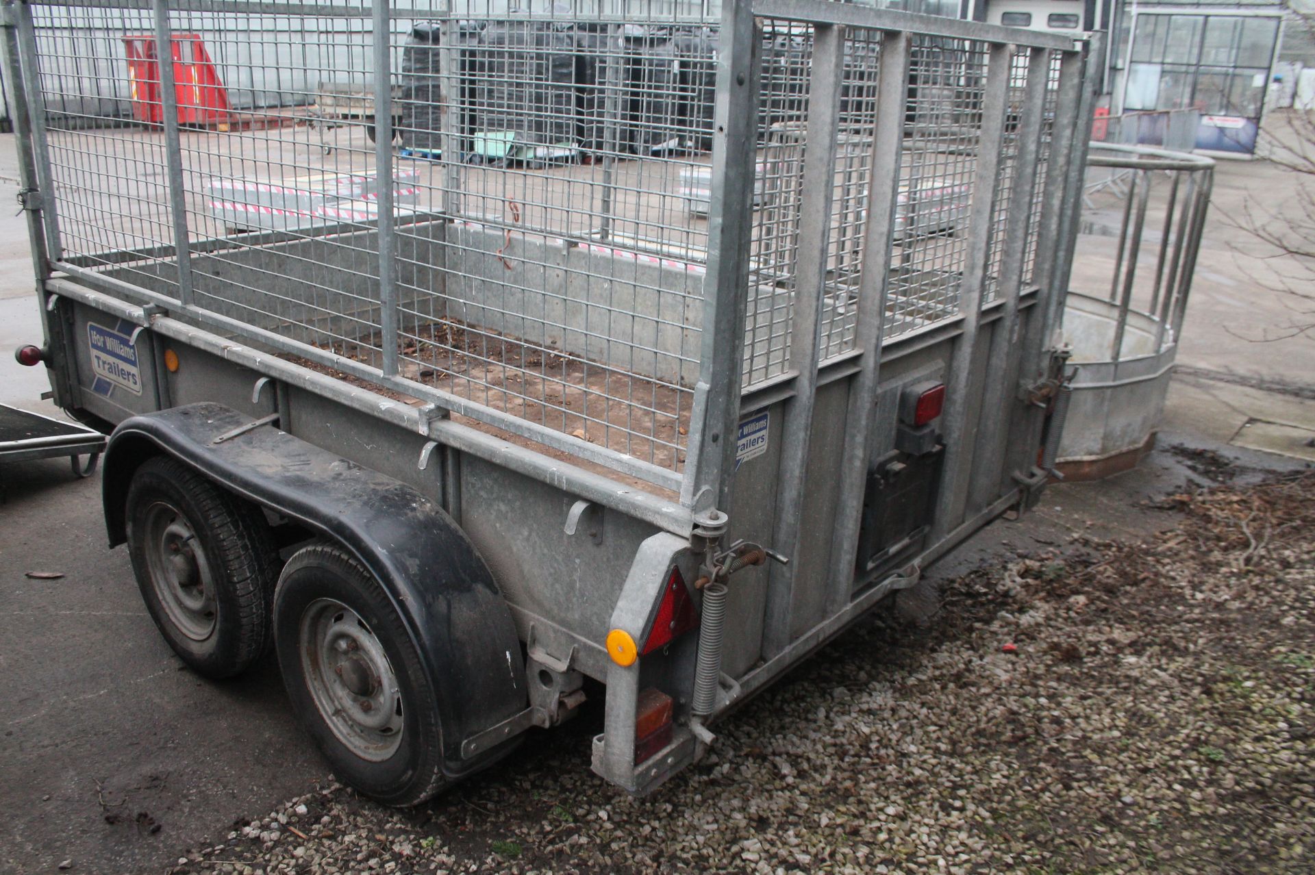 IFOR WILLIAMS GD84G-TA TRAILER WITH MESH SIDES NO VAT - Image 5 of 6