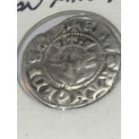 AN EDWARD I HAMMERED SILVER LONGCROSS PENNY LONDON MINT 1272 - 1307