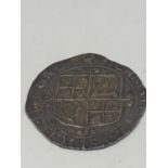 A CHARLES I HAMMERED SILVER SHILLING (SEE PHOTOGRAPH FOR FURTHER DETAILS)