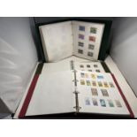 THREE BINDERS OF GB AND WORLD STAMPS