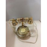 A VINTAGE STYLE PUSH BUTTON TELEPHONE