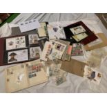 A MIXED LOT OF STAMPS IN CARTON , TO INCLUDE A THEMED COLLECTION OF HORATIO NELSON , LOOSE IN
