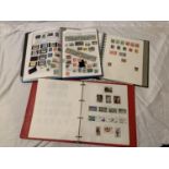 THREE STOCK BOOKS AND VARIOUS LOOSE PAGES OF GB AND WORLD STAMPS