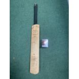 A SIGNED CRICKET BAT 4TH CORNHILL TEST OVAL 1979 ENGLAND VERSUS INDIA ON ONE SIDE TO INCLUDE GEOFF