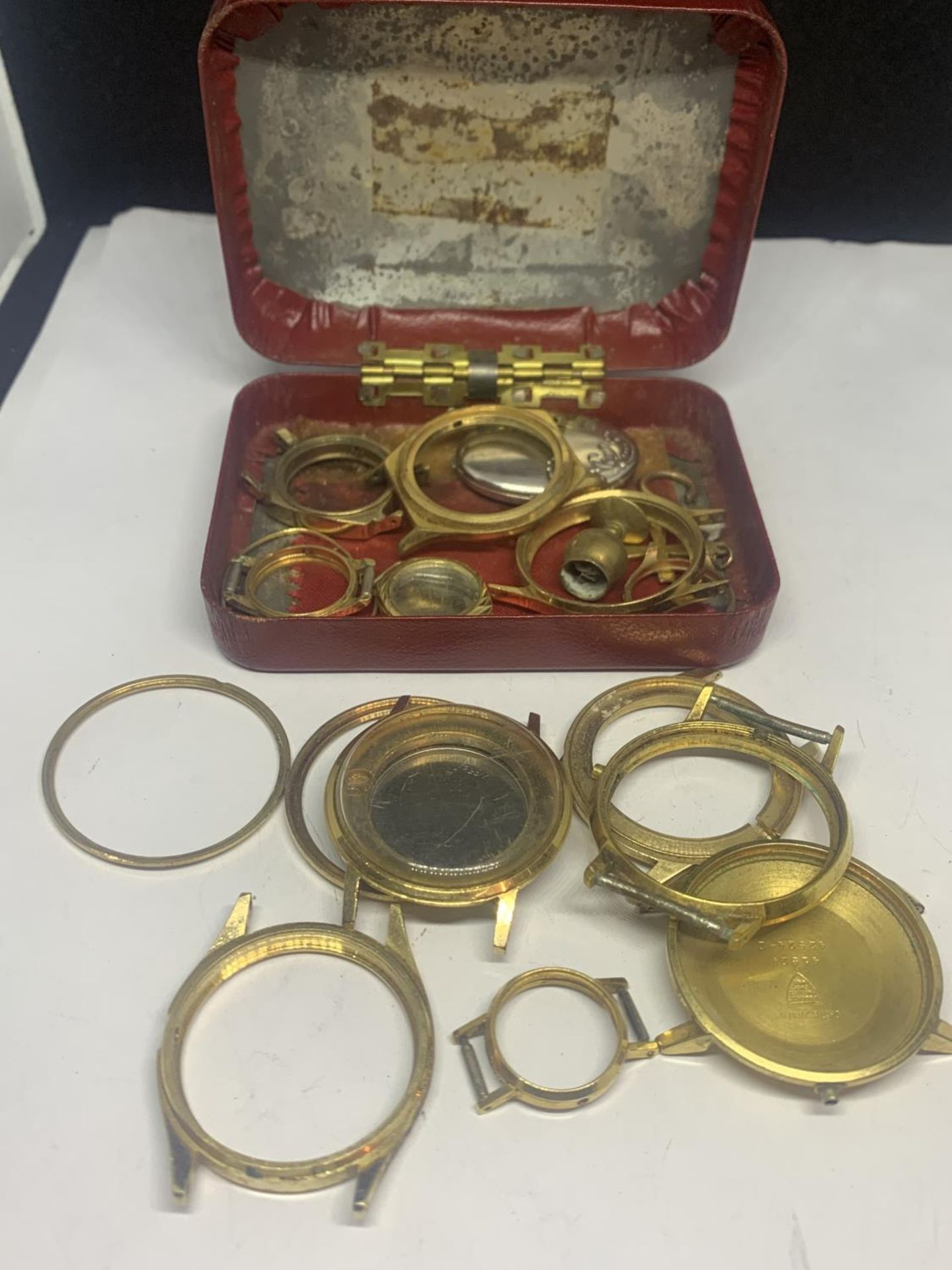 VARIOUS WATCH CASE SPARES