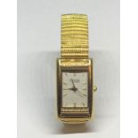 A CARAVELLE BY BULOVA WRIST WATCH SEEN WORKING BUT NO WARRANTY