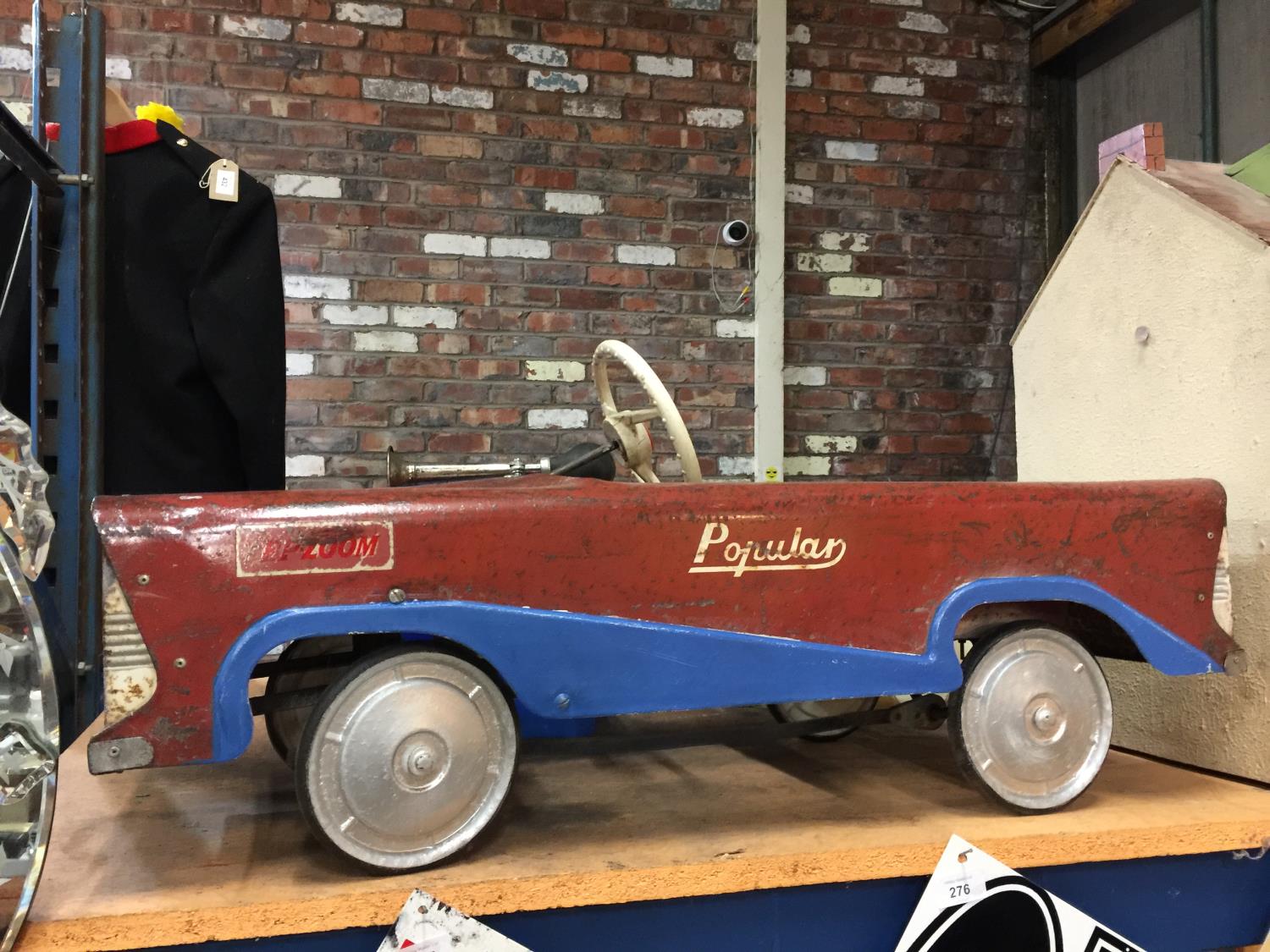 A 1960'S TRIANG PEDAL CAR - Image 2 of 2