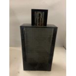 A LARGE ADVERTISING PERFUME BOTTLE HEIGHT 35CM