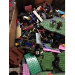 A LARGE BOX OF MIXED LEGO ETC.
