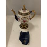 A FABERGE IMPERIAL TEAPOT WITH CERTIFICATE OF AUTHENTICITY