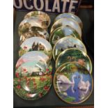 TWELVE ANIMAL AND COUNTRYSIDE THEMED COLLECTORS PLATES