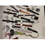 A QUANTITY OF WRIST WATCHES TO INCLUDE CASIO, CITIZEN, ETC