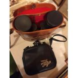 TWO PAIRS OF CASED BINOCULARS