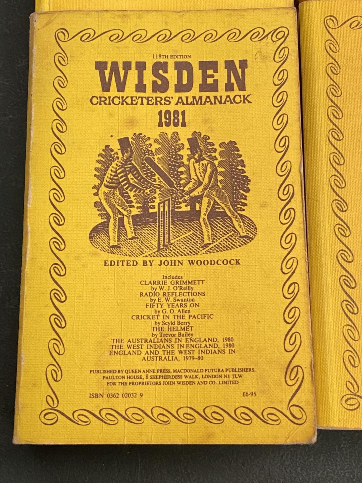 FOUR WISDEN'S ALMANACKS, 1981, 1985, 1989 AND 1991 - Image 4 of 5