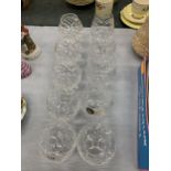 TEN KNIGHTON CRYSTAL BRANDY GLASSES