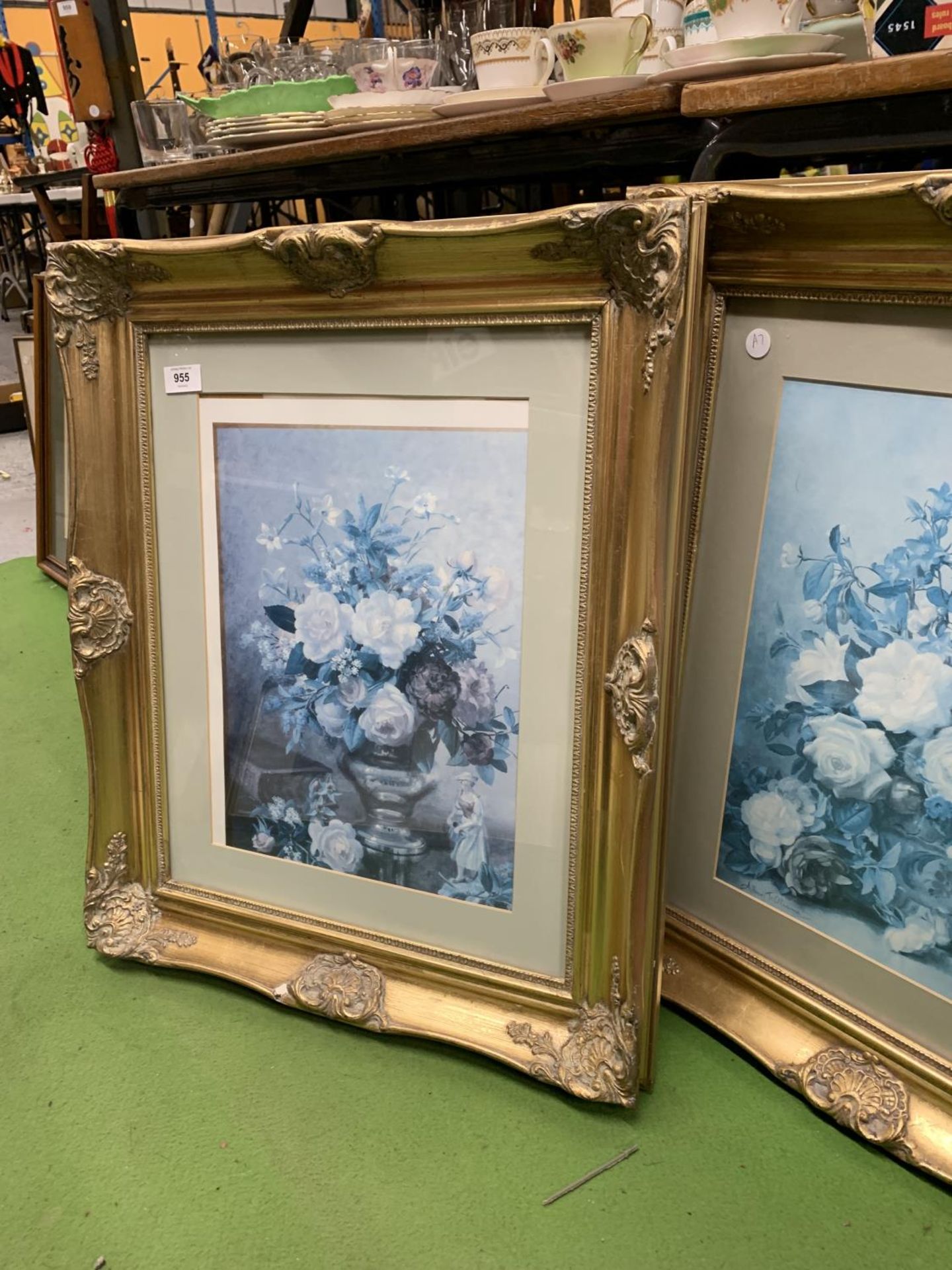 TWO DECORATIVE GILT FRAMED PRINTS - Image 3 of 3