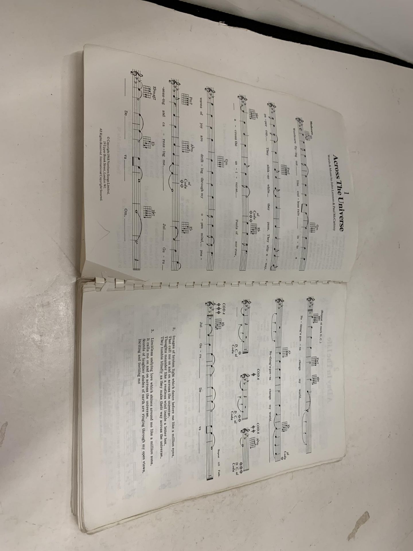 A QUANTITY OF SHEET MUSIC TO INCLUDE THE BEATLES SONGS FOR BUSKERS - Image 2 of 5