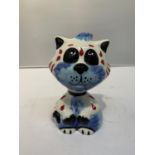 A LORNA BAILEY HAND PAINTED AND SIGNED CAT TAD