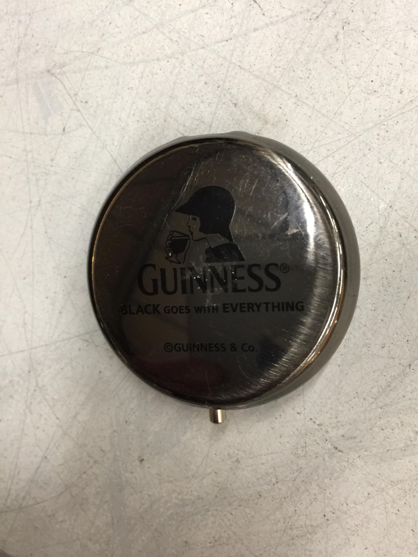 A GUINNESS PILL BOX - Image 2 of 3