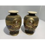 TWO SATSUMA VASES