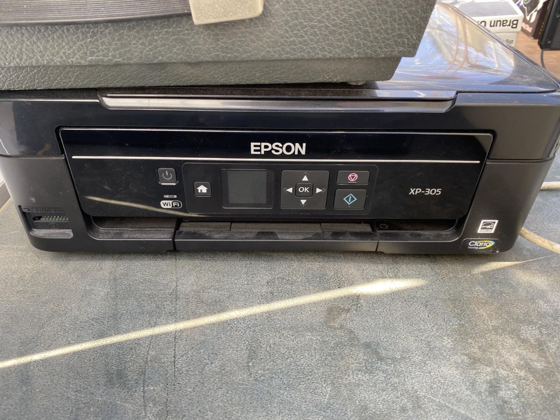 A BROTHER TYPEWRITER, A FIDELITY TAPE TO TAPE PLAYER AND AN EPSON PRINTER - Image 3 of 4