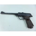 A WALTHER .177 CALIBRE L.P. MODEL 53 AIR PISTOL, 24CM BARREL, SERIAL NUMBER 048007