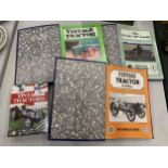 A NUMBER OF VINTAGE TRACTOR AND MACHINERY PUBLICATIONS AND A BEST OF BRITISH VINTAGE TRACTORS DVD'S
