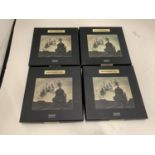 FOUR BOXED MINITRAINS BY EDITIONS ATLAS COLLECTIONS