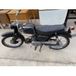 A 1965 HONDA C110 SPORT MOTORCYCLE. 50 CC. A USA IMPORT WITH NOVA CERTIFICATE TO REGISTER A V5