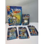 A NUMBER OF SEVERAL 1990'S MARVEL FIGURES IN PACKAGING