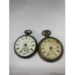 TWO SCRAP POCKET WATCHES