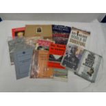 A COLLECTION OF MEDICAL AND MILITARIA RELATED BOOKS TO INCLUDE HIMMLER, SIR WINSTON CHURCHILL