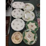 A MIXED GROUP TO INCLUDE CAKE STANDS, ROYAL DOULTON ETC.