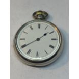 A GOLDSMITHS AND SILVER SMITHS POCKET WATCH