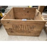 A VINTAGE MONOGRAMED CONSTANTINO WINE BOX