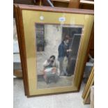 TWO VINTAGE FRAMED PRINTS