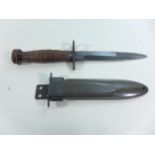 A U.S.A. M8 A.1. BAYONET, 16CM BLADE, WITH SCABBARD