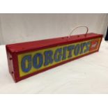 A CORGI ILLUMINATED LIGHT BOX SIGN 70CM X 15CM X 10CM