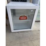 A STELLA ARTOIS COUNTER TOP BOTTLE FRIDGE