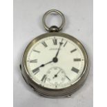 AN ANTIQUE VICTORIAN 1897 WALTHAM MASS A W W CO HALLMARKED BIRMINGHAM SILVER POCKET WATCH