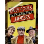 AN ONLY FOOLS AND HORSES METAL SIGN