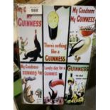 A GUINNESS ADVERTISING METAL SIGN