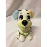 A LORNA BAILEY HAND PAINTED AND SIGNED DOG WUF WUF