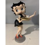 A CAST BETTY BOO FIGURE DRESSED AS A WAITRESS