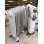 TWO ELECTRIC HEATERS