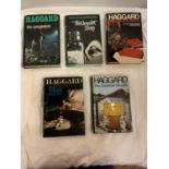 A COLLECTION OF HARDBACK FIRST EDITION NOVELS BY WILLIAM HAGGARD TO INCLUDE, THE DOUBTFUL